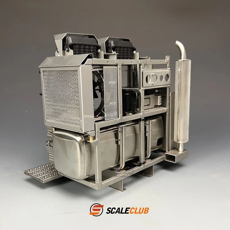 Scaleclub Model 1/14 Truck Heavy Duty SLT Low Roof Drive House Upgrade Equipment Rack For Tamiya  Scania Man Volvo Car Parts