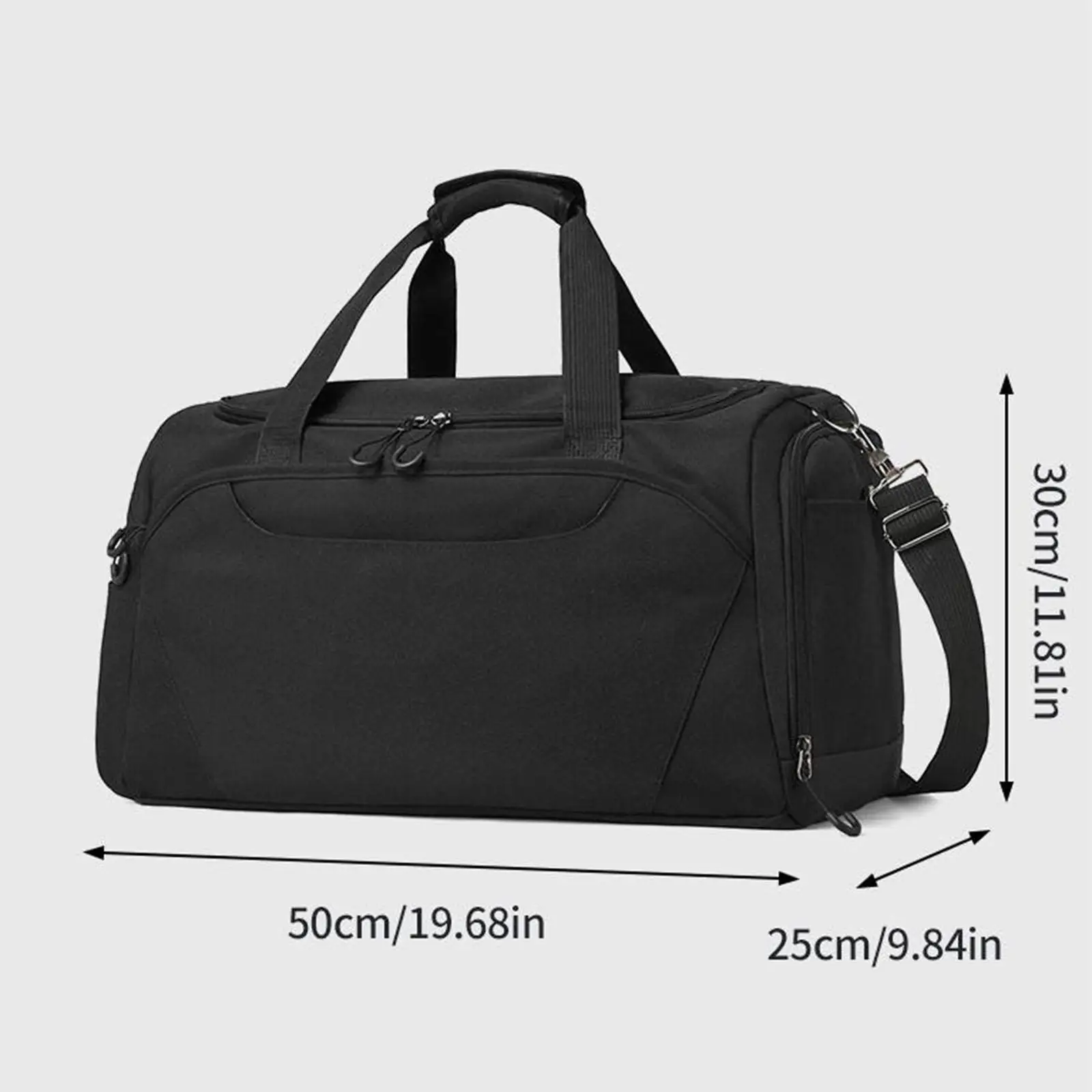 Gym Bag Luggage Tote Lightweight with Shoe Compartment Crossbody Fitness Storage