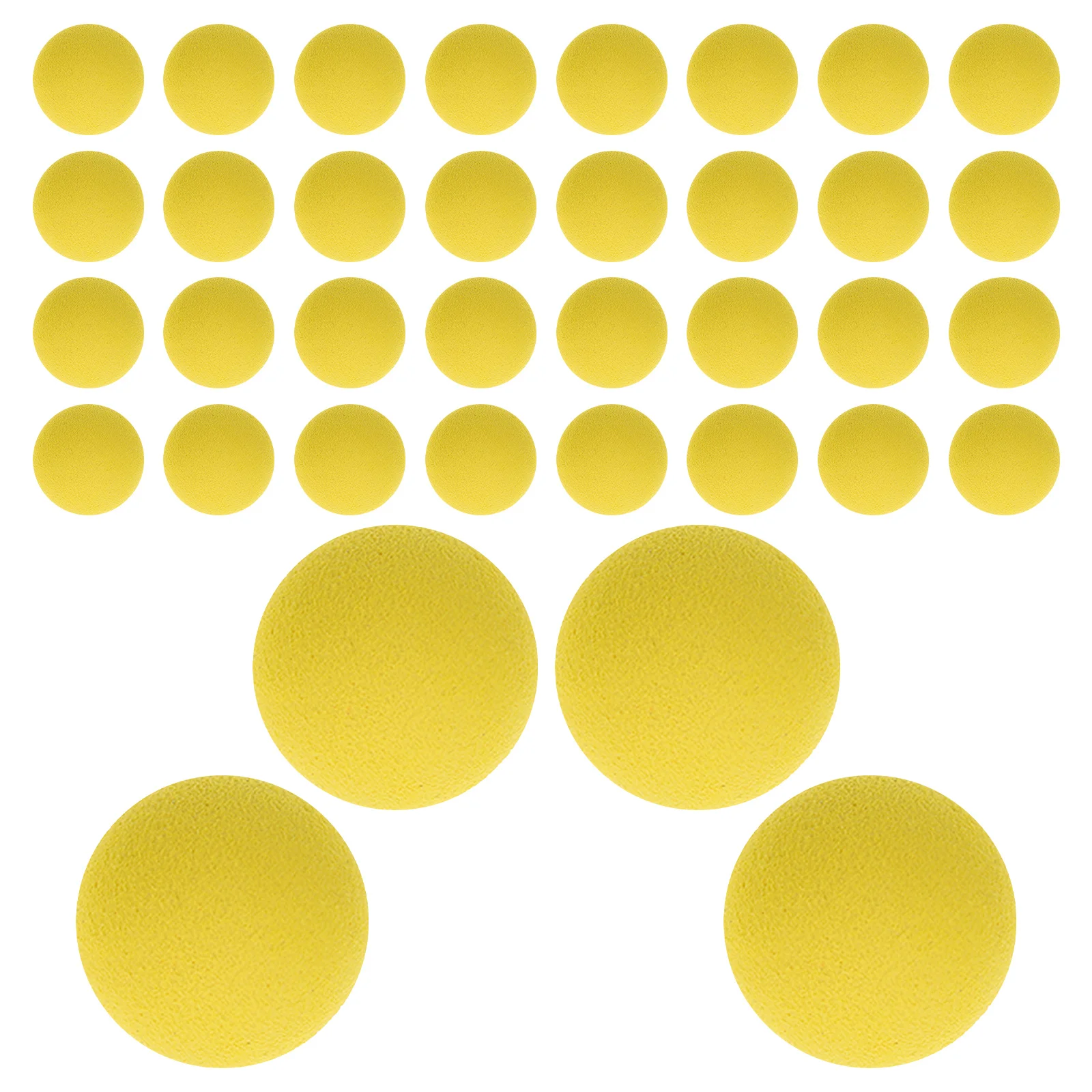 50 Uds. De bolas de espuma, lanzador de balas, recambios de Blaster, bolas adicionales para manualidades, juegos de aula, juguetes para niños