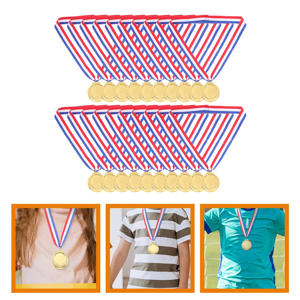 

20 шт., студенческие спортивные медали, прочные награды для соревнований, награды для детей, поощрение и игры для вечеринок, поставки соревнований