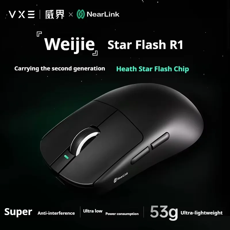 ATK VXE Dragonfly R1 Pro MAX Esports Gaming Mouse Lightweight PAW3395 2.4G Wireless R1 SE Plus Bluetooth FPS Mouse Rechargeable