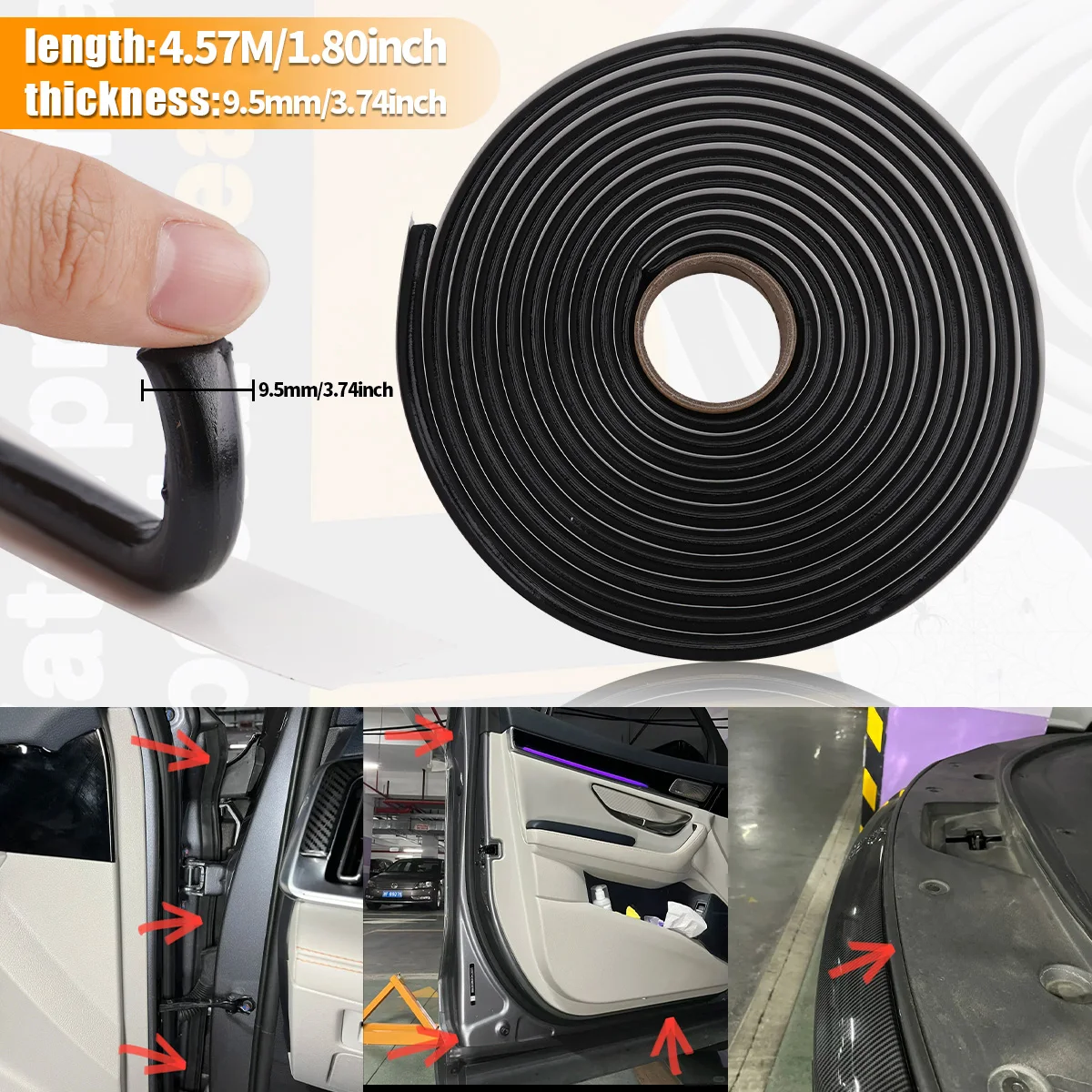 Headlight Sealant Butyl Rubber Glue Retrofit Reseal Hid Headlamps Taillight Shield Glue Tapes Car Door Seal Accessories - Image 5