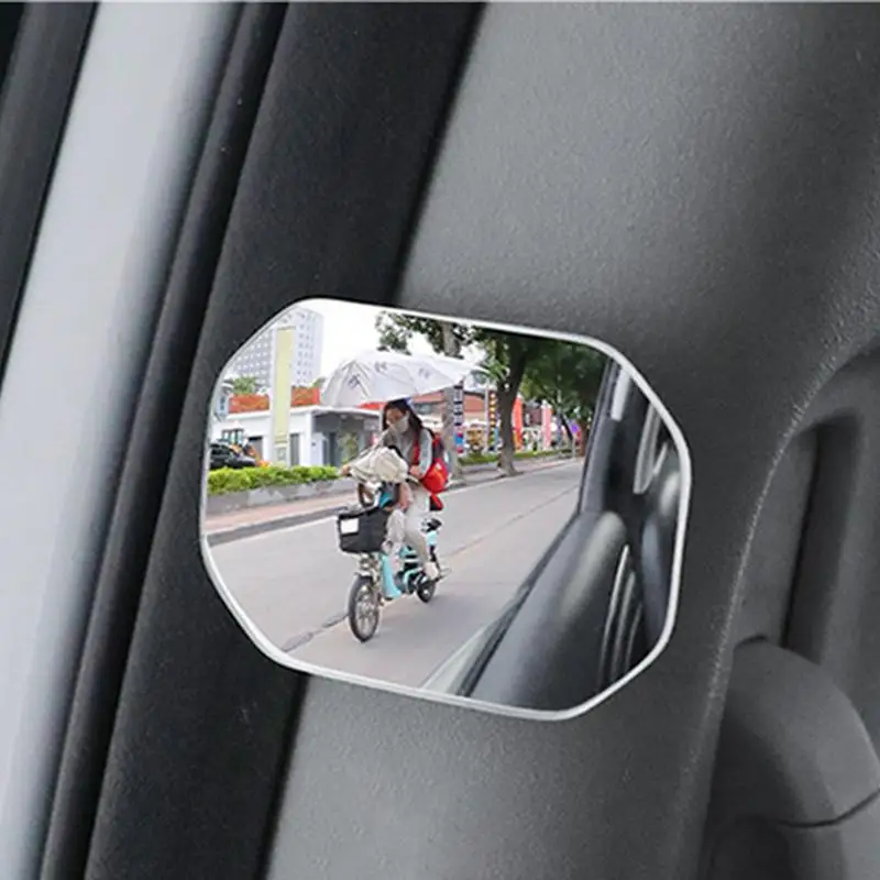 For Refer To Description  Blindspot Glass For Car 360Degree Rearview Glass Car Glass Wide Angle Blindspot Eliminator Frameless