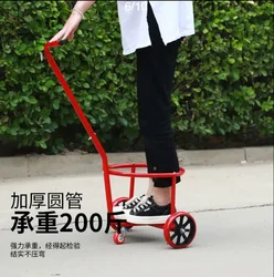 Water Bucket Push Cart , Household Elderly Kitchen Garbage Handcart Shed Harvester Push Car