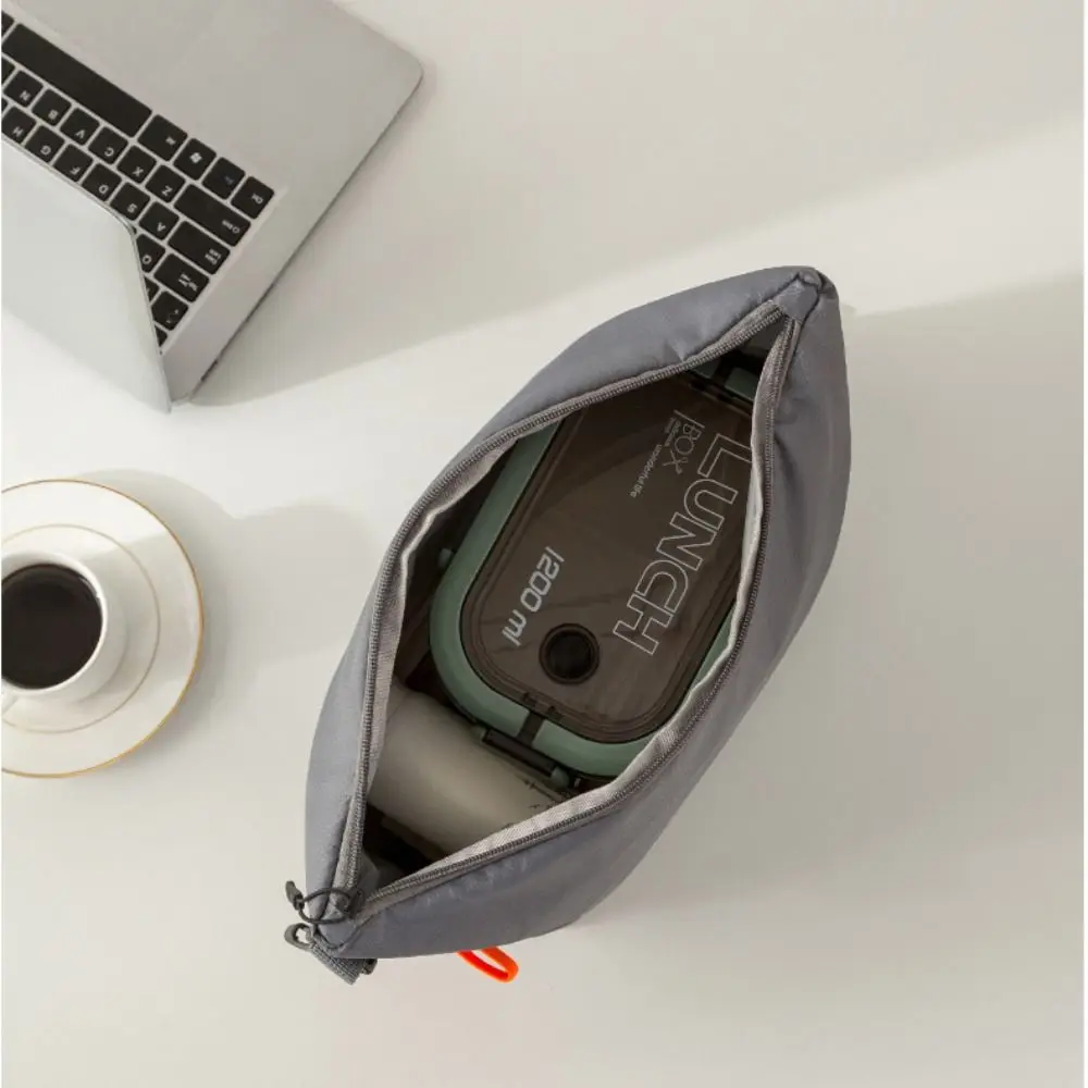 Portable Oxford Cloth Lunch Box Bag Foldable Waterproof Lunch Pack Large Capacity Aluminum Film Picnic Travel Storage Bags