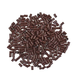1000pcs 3.4mm Hair Extensions Rings Euro Lock Flared Flaring Copper Tube Rings Beads Links for Human Hair Extensions