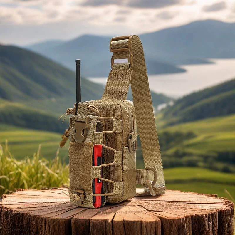 

Tactical Sling Fishing Bag Large Capacity Lightweight Hiking Climbing Cycling Chest Pack Adjustable Outdoor Crossbody Pouch