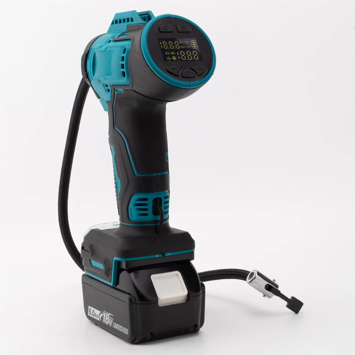 For Makita 18V Lithium Batteries Cordless Electric Car Tire Inflators For Cars, Motorcycles And Other Tires Digital Display