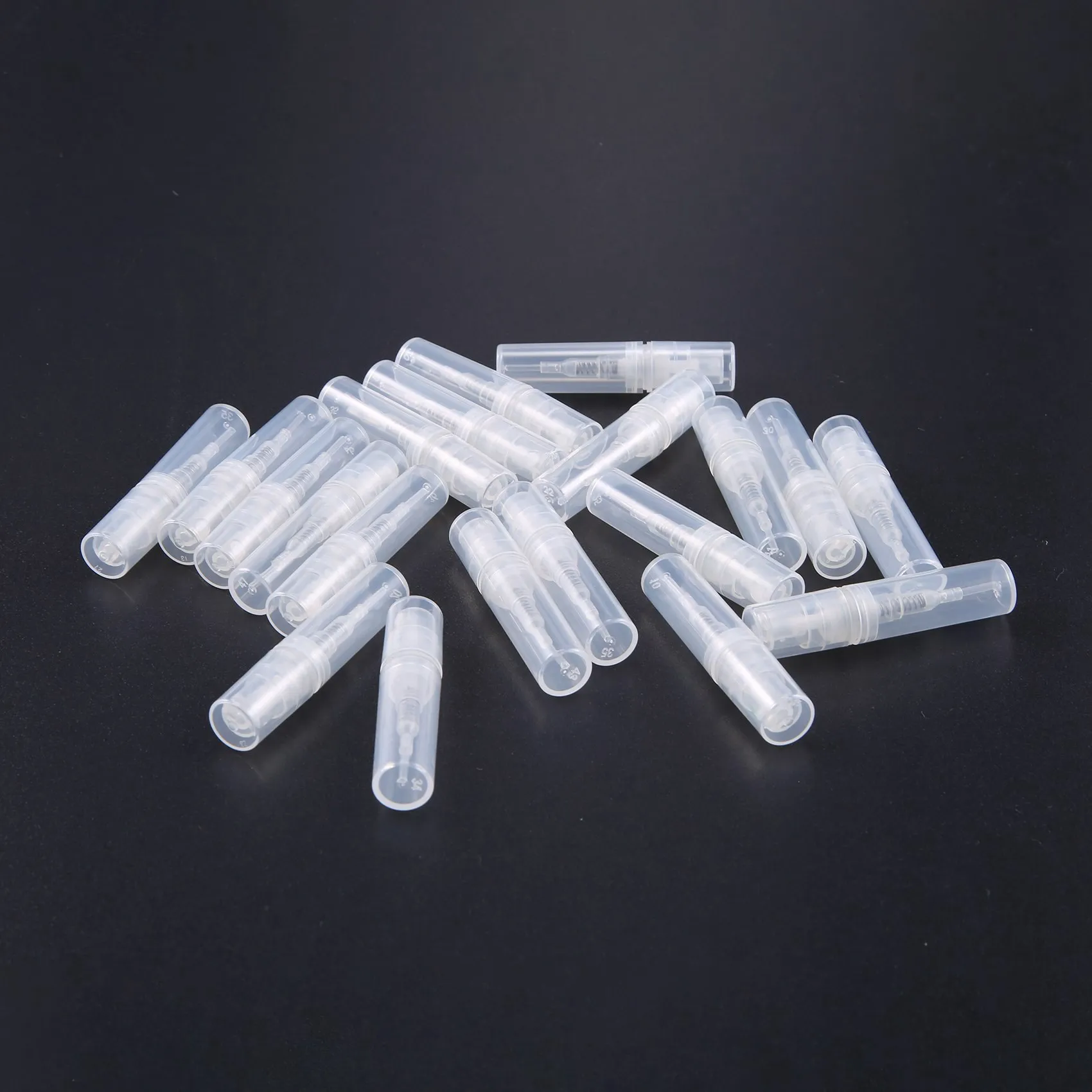 

【Popular】400Pcs/Lot 2ML Transparent Spray Bottle Cosmetic Packing Atomizer Perfume Bottles Atomizing Spray Liquid Container