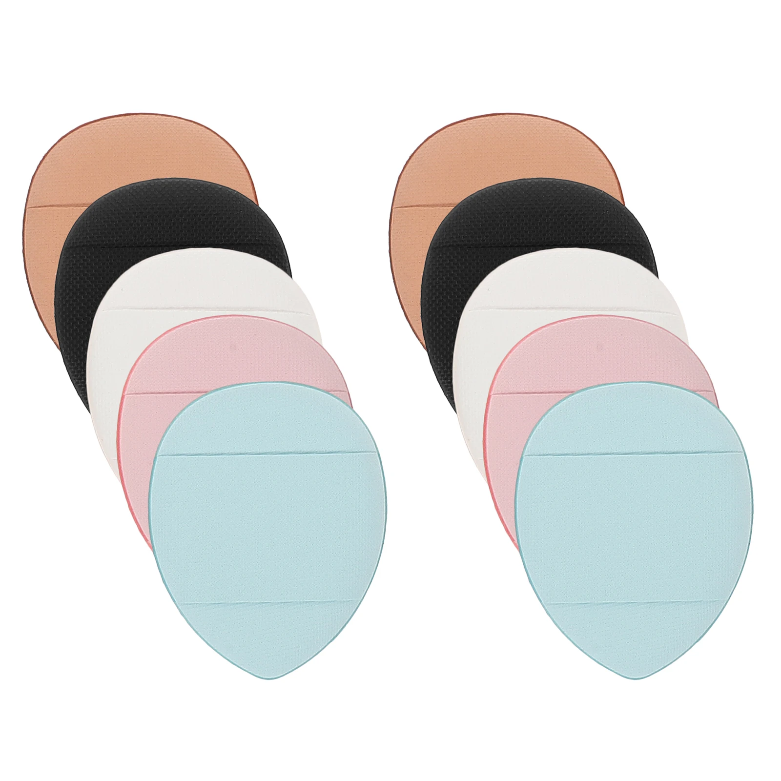 10Pcs Makeup Sponge Set Soft Powder Compact Foundation Cosmetics Tools for Concealer Setting Long-Lasting