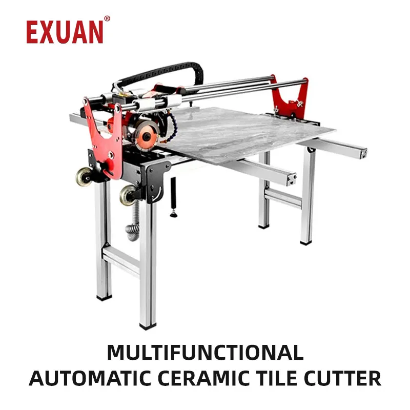 Multifunctional automatic ceramic tile cutter push knife infrared laser edging chamfering parquet slotting device