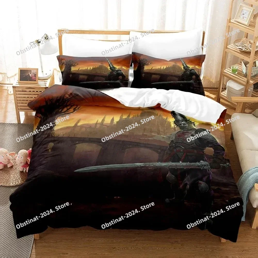 3d Print Game Blasphemous Bedding Set Printed Bed Set With Pillowcase Bed Duvet Cover Soft Single Double Queen Super King Size - view 4