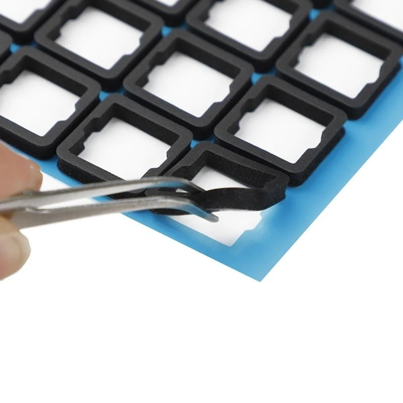 090F 120Pcs Mechanical Keyboard Switches Sound Dampeners Silencers Foam Silencers Pad for Mechanical Keyboard Noise Reduction
