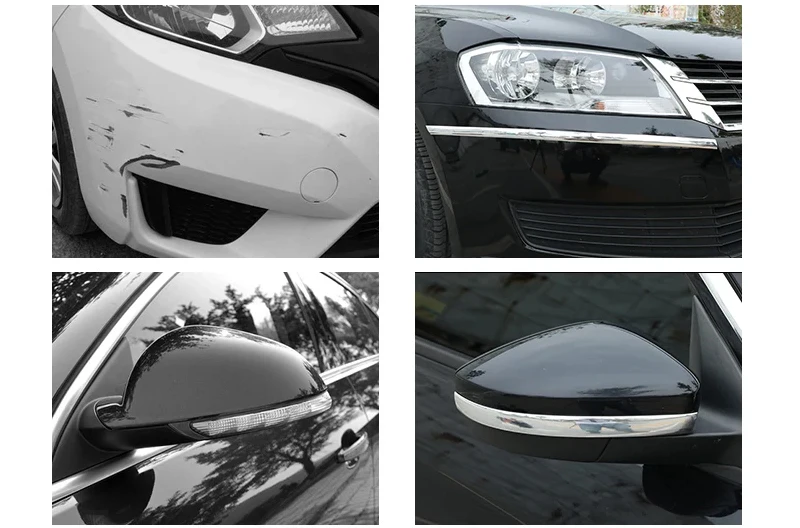 Auto Körper Streifen Stoßstange Auto Tür Schutz Form Styling Trim Aufkleber Anti-Kollision Band Stoßstange Grill Chrom Moulding Trim – Detail 25