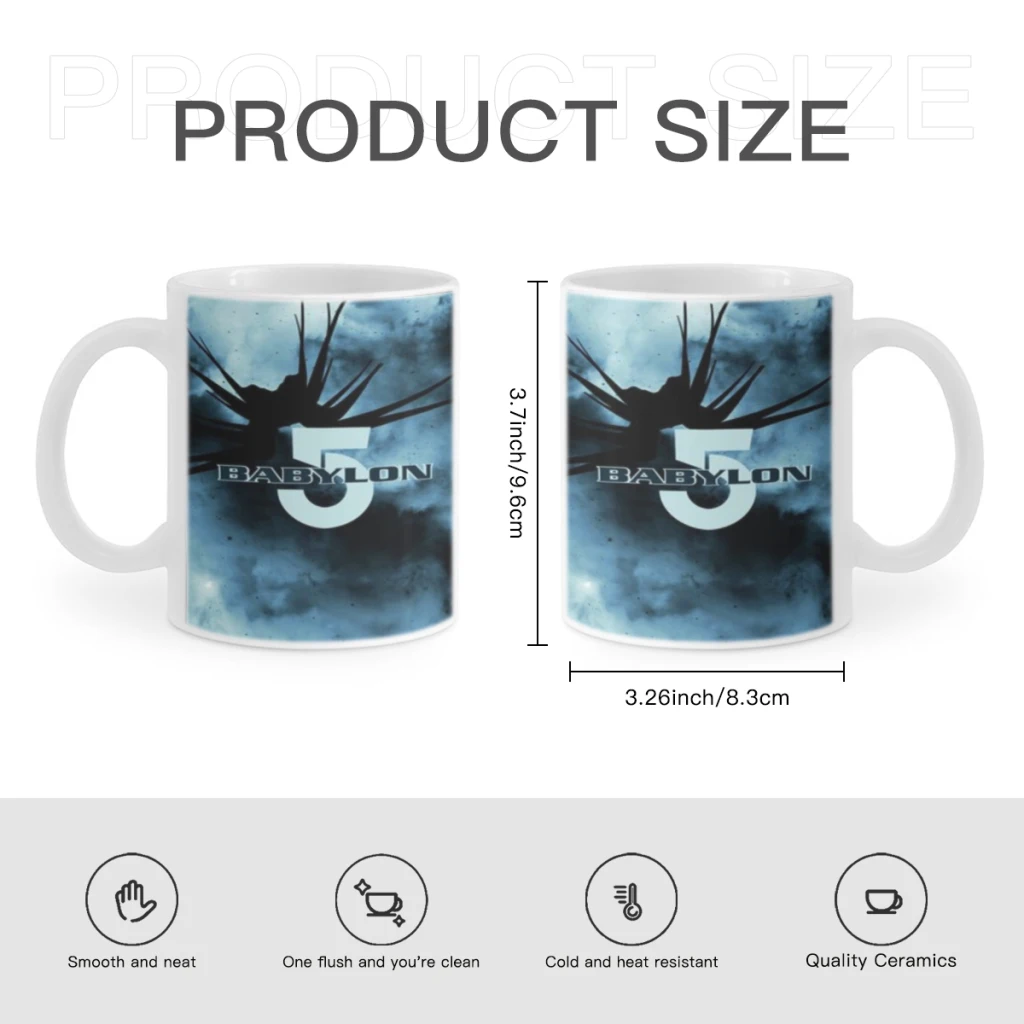 Babylon 5 Mug 11oz Ceramic Coffee Mug Friends Birthday Gift Mug