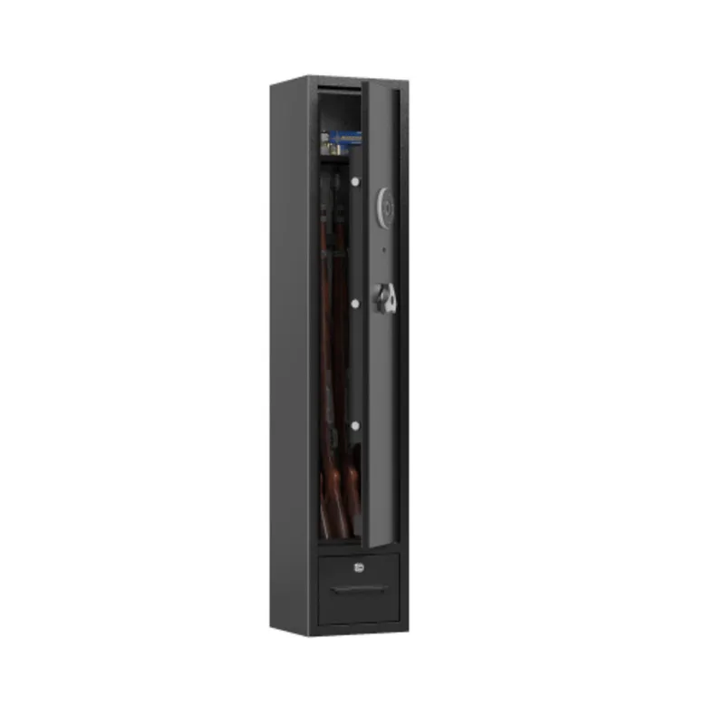 4 - Capacity Rifle Safe. Holds Rifles Pistols Shotguns Digital Lock Quick Access. Removable Shelf Special Gun Rack For Scope