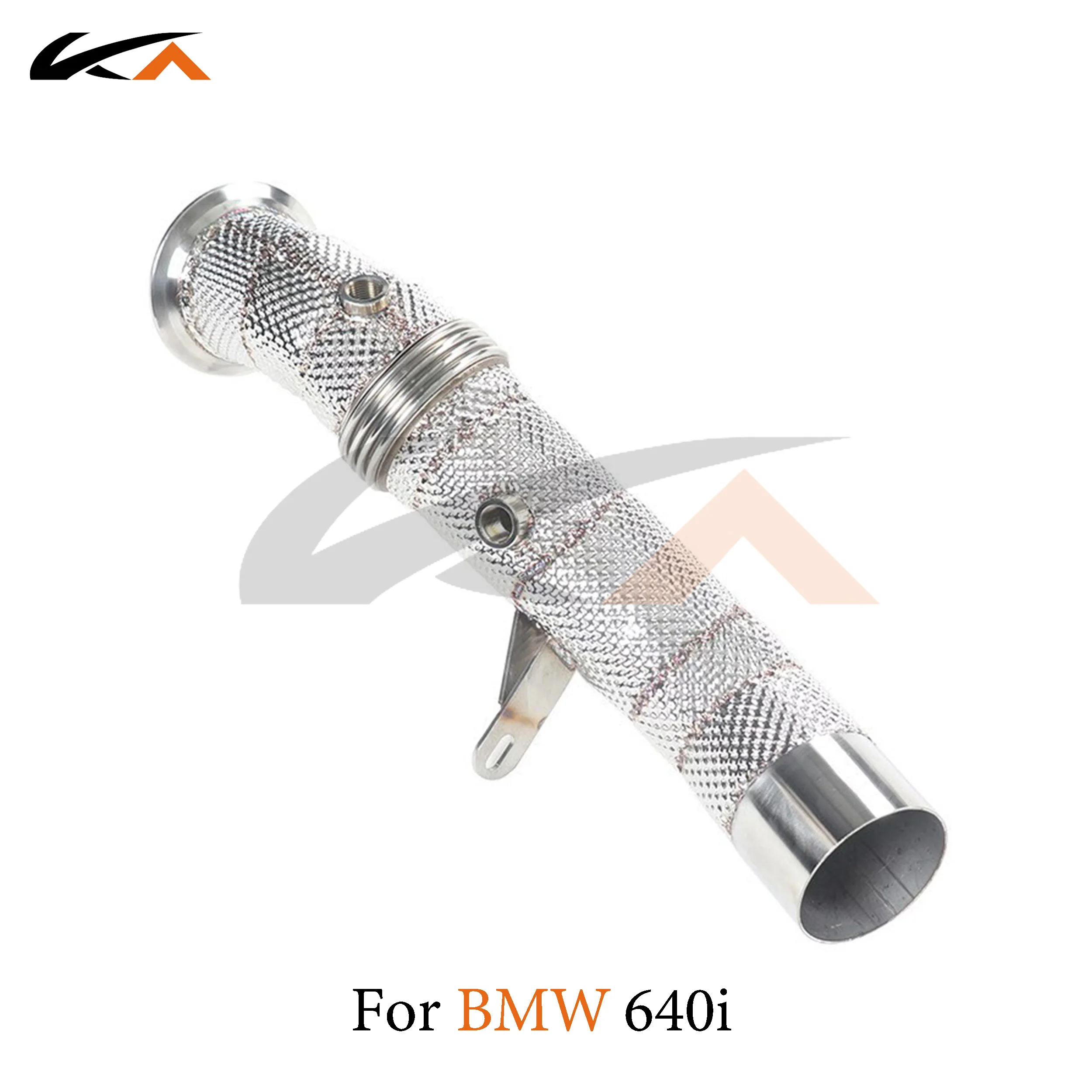 KA Tuning downpipe exhaust stainless headers for BMW 640i N55 3.0T axle pipe performance parts heat shield catalysis