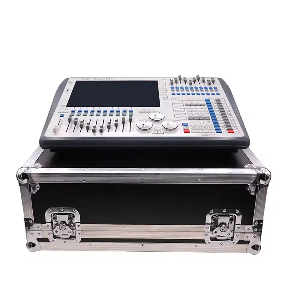 Tiger Touch Pro DMX Controller Version V17 V18 Titan Software Sharpy Hy-bird Moving Head Stage Console Nightclub With Flycase