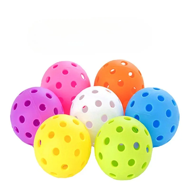 

Zoco 6 Pcs 74MM Durable 40 Holes Pickleball Outdoor Colorful Competition Pickleball Packs 2026 High Visibility Pickle Balls