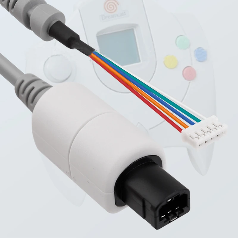 كابل لسلك تمديد لوحة الألعاب SEGA Dreamcast DC128 سلك توصيل وحدة التحكم في الألعاب لكابل استبدال عصا التحكم