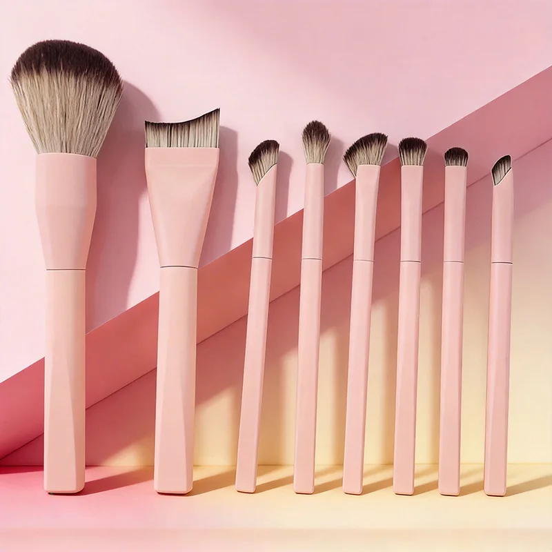 

8-piece Makeup Brush Set Loose Brush, Foundation Brush, Eyeshadow Brush, Concealer Brush, Fan-shaped Brush, Even Brush