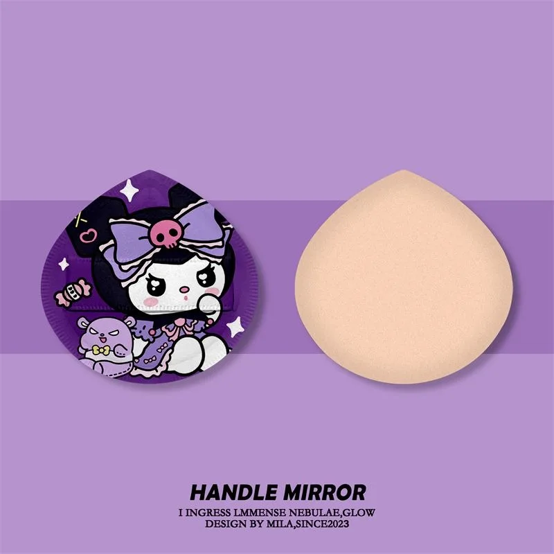 Kuromi My melody air cushion puff bb cream special sponge piece does not eat powder beauty egg loose powder cotton pad tool