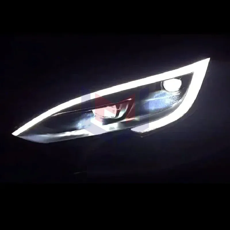 

New For Tesla model S 2019 2020 2021 2022 2023 Headlight DRL Tube Acrylic tube Light Guide Strip Light DRL Strip Light Board