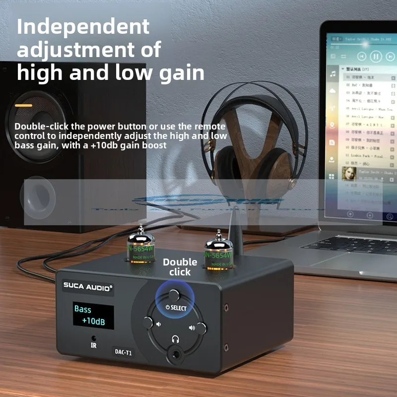 TAO  Youchuang DAC-T1 Biliary Pre-stage Hifi Audiophile-level Bluetooth Mini Coaxial Fiber Decoding Headset Amplifier