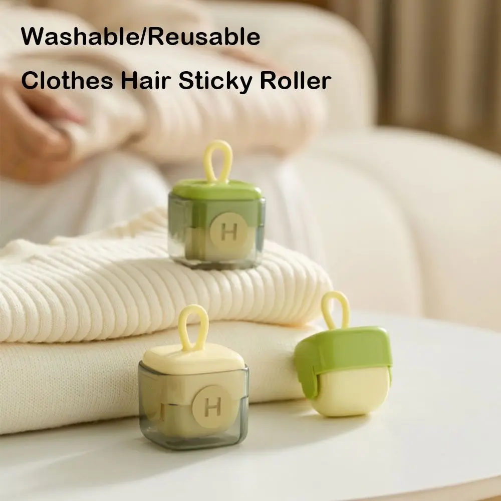 Washable Clothes Hair Sticky Roller Reusable Hair Removal Pet Hair Remover Dust Removal Eliminator Brush Manual Lint Roller