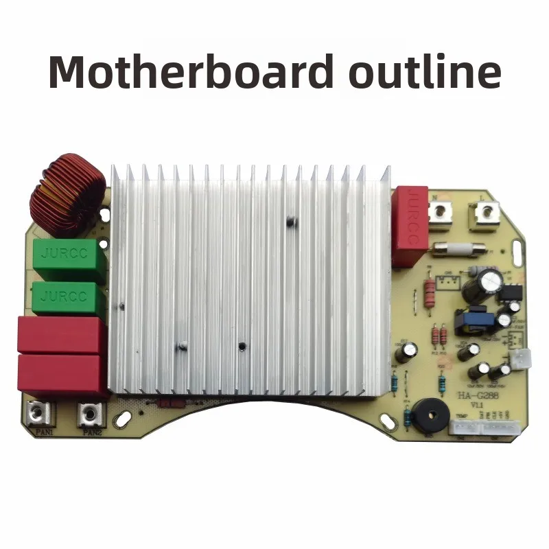 Full power 2500W round fire boiler induction cooker main board wire control button maintenance modification control board