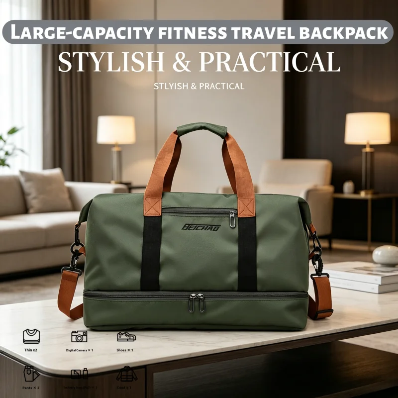 

Expandable Sports Gym Bag Large Capacity Fitness Travel Duffel for Weekend Trips Carry On Overnight Shoulder Bag for Men Women
