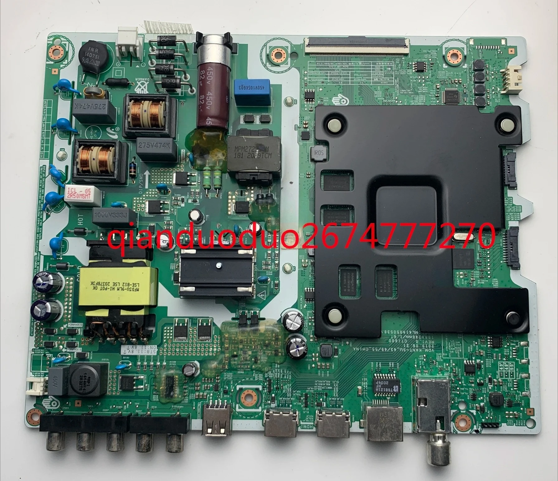 

Applicable to Samsung UA55RUF58TJXXZ main board ML41A050538A with screen CY-DR055HGEE1V