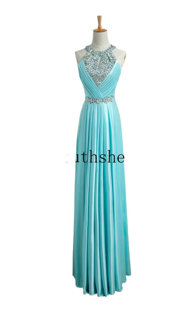 

Роскошные вечерние платья 2022, женские платья с бретелькой на шее и блестками, расшитые бисером, элегантные вечерние платья с открытой спиной по индивидуальному заказу