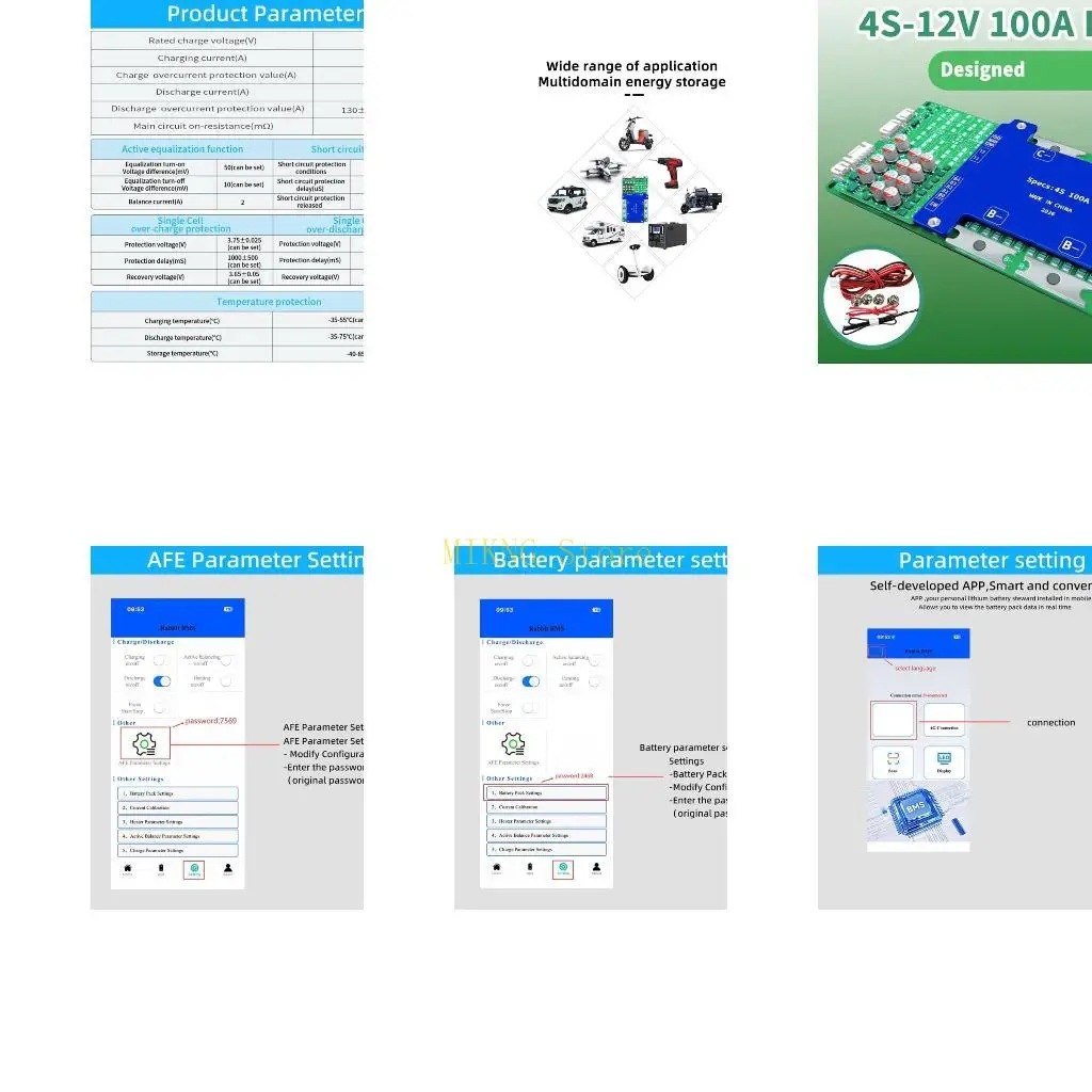 Active Balance LiFePO4 Management Board for 4S 12V Battery Packs Best Sale