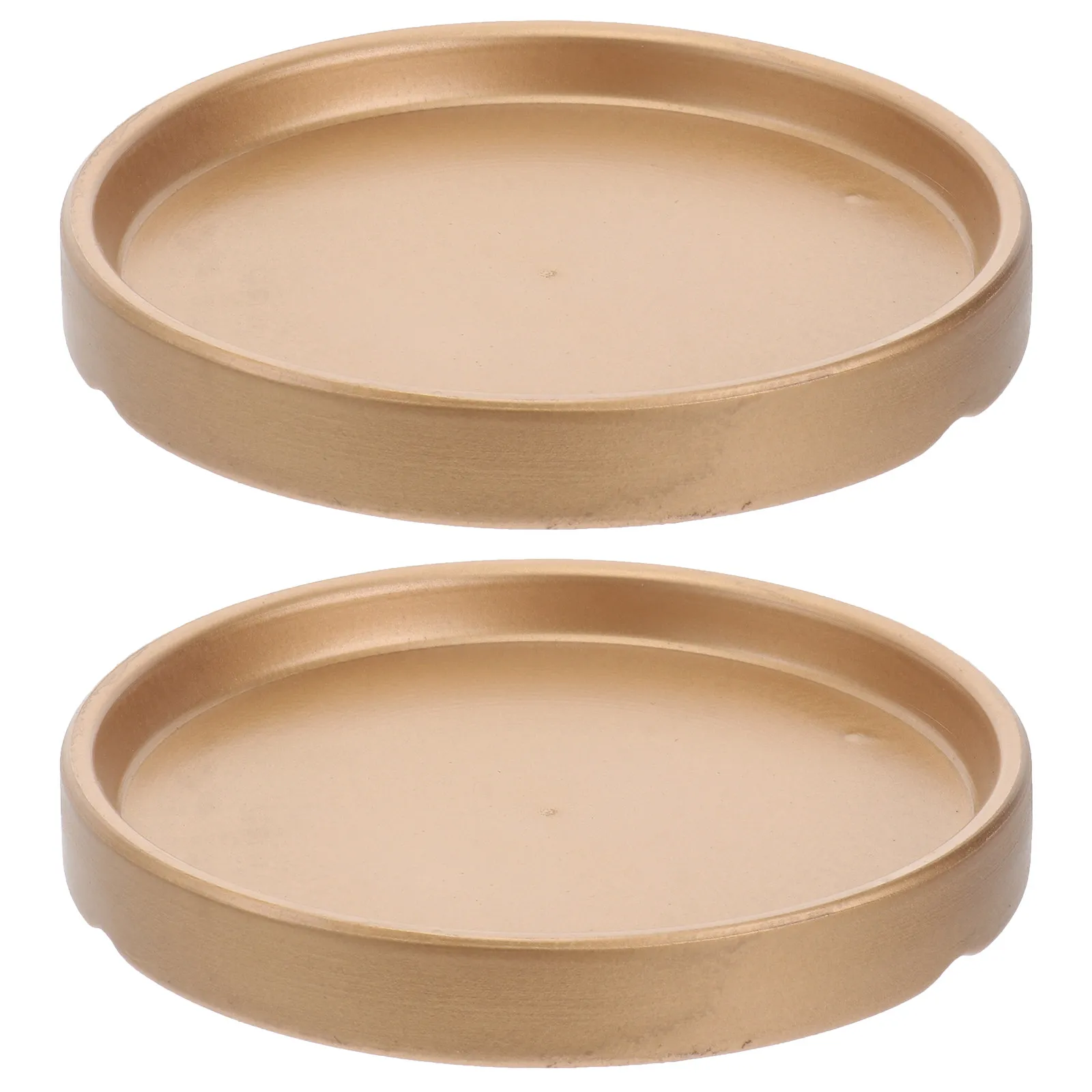 

2 шт. 11,5x11,5x1,5 см Премиум-класса керамические поддоны для цветочных горшков, круглые, для использования в помещении и на улице, для сада и балкона, нескользящие, плоские