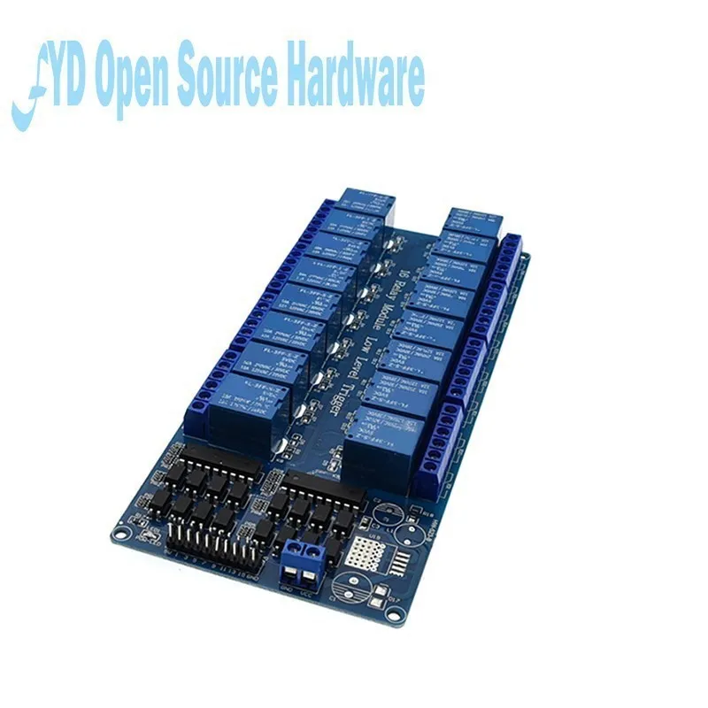 16 channel relay module with optocoupler protection LM2596 power control board module 5V or 12V for arduion raspberry