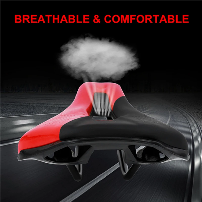 Easy To Install Prostatic Saddle Comfortable Reduce Pressure On Prostate Biking Innovative Design Waterproof Road Bike Seat