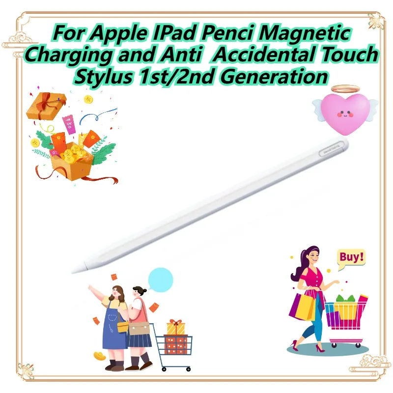 

For Apple IPad Penci Magnetic Charging and Anti Accidental Touch Stylus 1st/2nd Generation