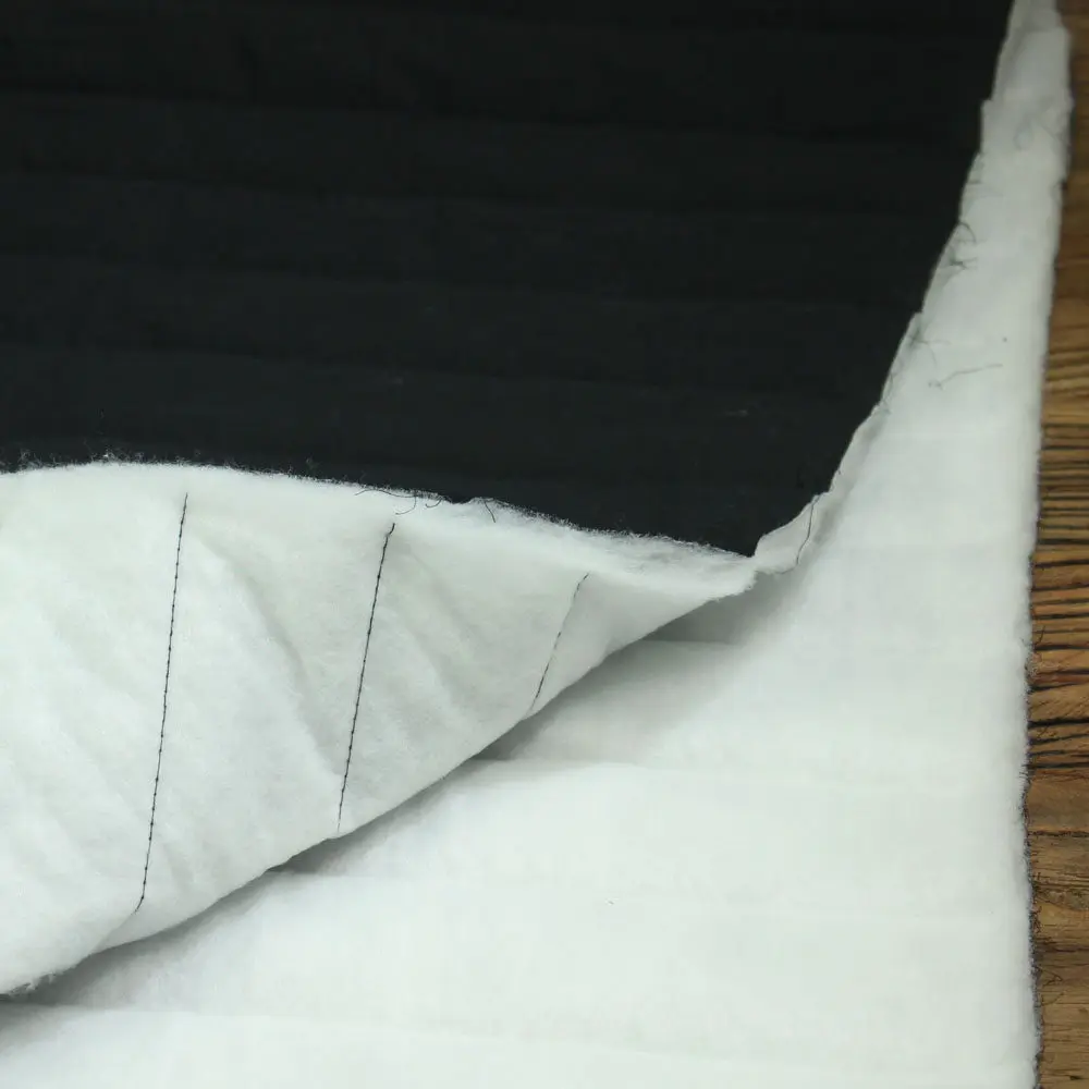 0.5meters Wide Stripe Quilted Padded Fabric - 3-Layer Warm Interlining & Lining Material for Winter Coat, Jacket Insulation view 5