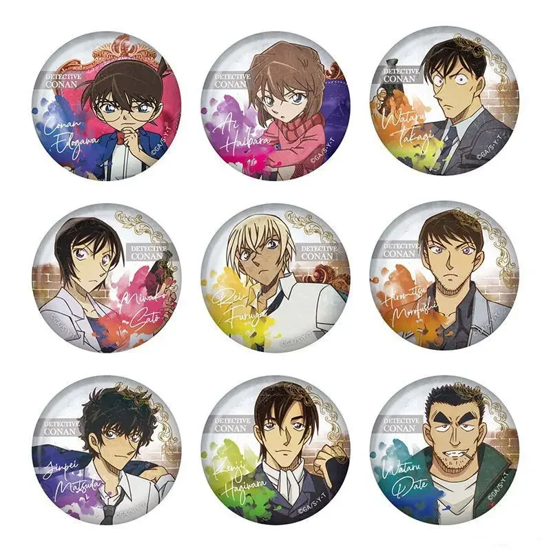 

Детектив Конан Аниме Hagi Haran Sato Miwako Haibara Ai Значок Булавка Олово Металл Товар Коллекционный Сувенир Подарок Фан-арт