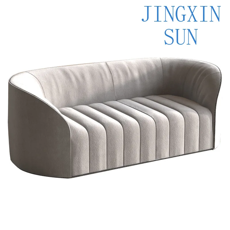 Visitors, hotel lobby sales office, lobby negotiation chair, modern commercial office, fabric reception booth sofa
