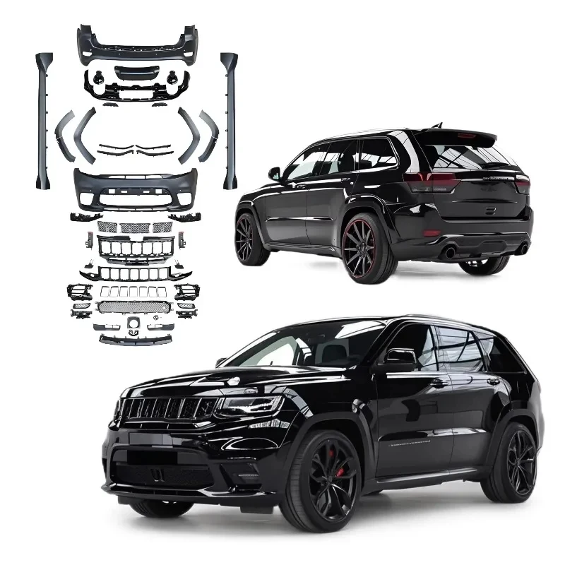 Bestseller 2013-2021 Vehicle Exterior Upgrade Kit - Grille Bumper & Side Skirts Body Parts