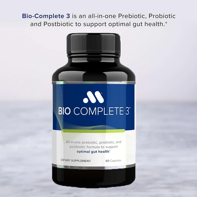 Bio Complete 3- Probiotics, supporting intestinal health, 60 capsules containing Tributyrin coagulating Bacillus Sunsiber