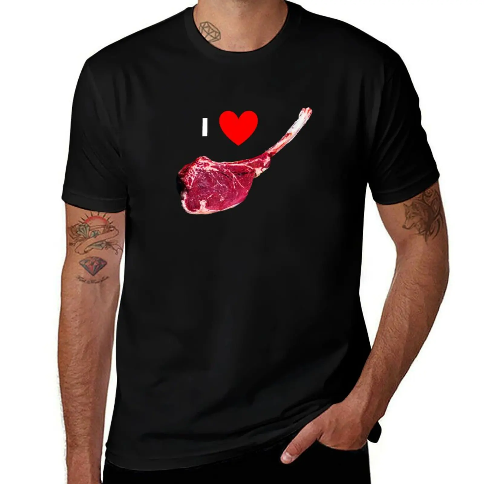 

Tomahawk steak gift idea T-Shirt funny t shirts dark humor man tshirt t shirts for man pack cotton T-shirt