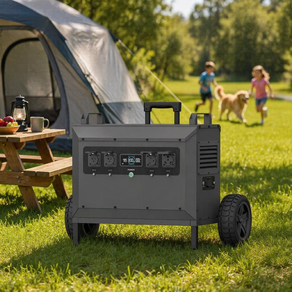L5 5000W Powerstation Large Capacity 5040Wh Solargenerator Waterproof Outdoor LiFePO4 Portable Power Station Box