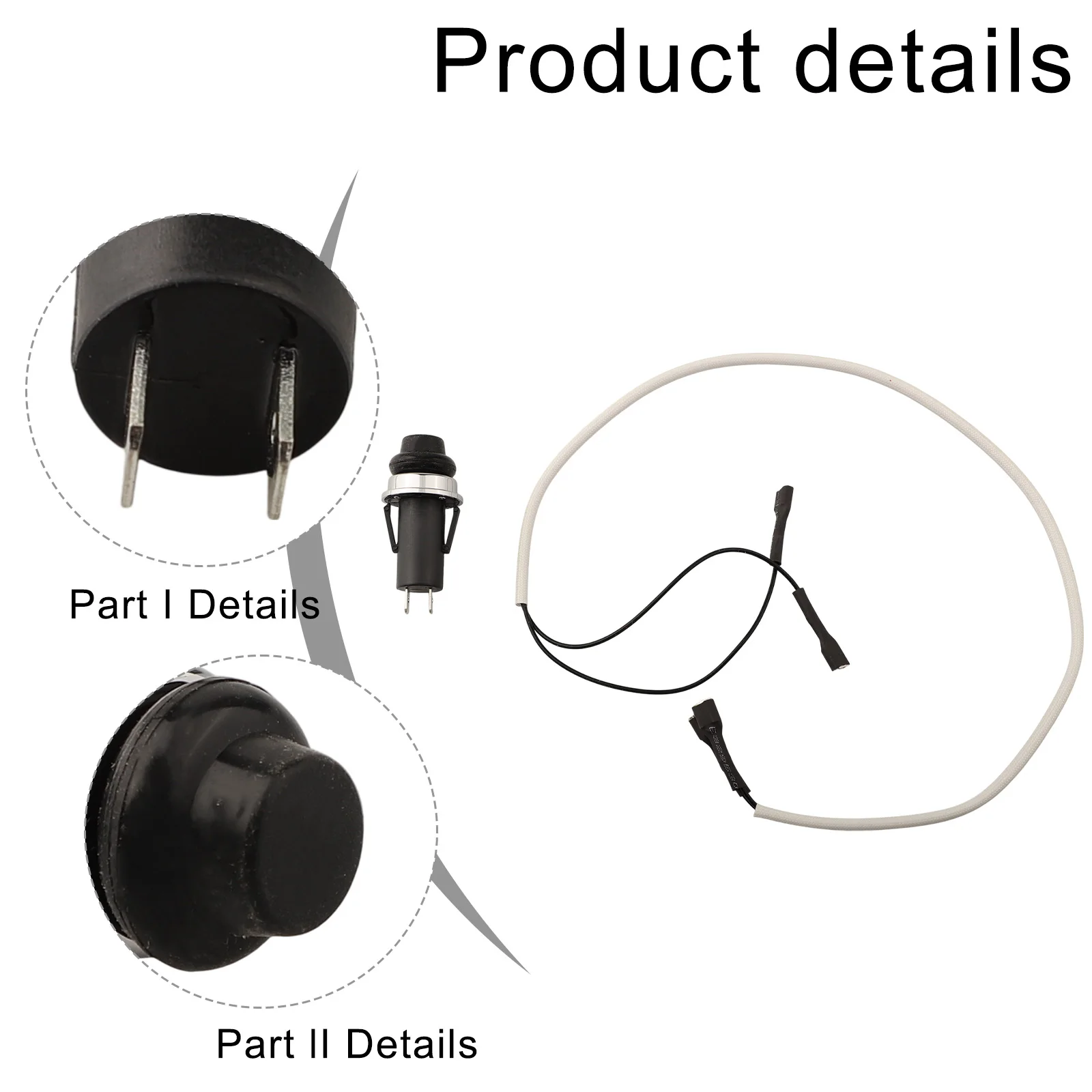 Grill Maintenance As Picture Ignitor Replacement Part Easy To Install Ignitor Button Ignitor Button 22 Inches Wire Length