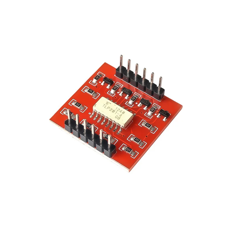 New TLP281 4-channel optocoupler isolation module, high-low level expansion board, electronic building block module