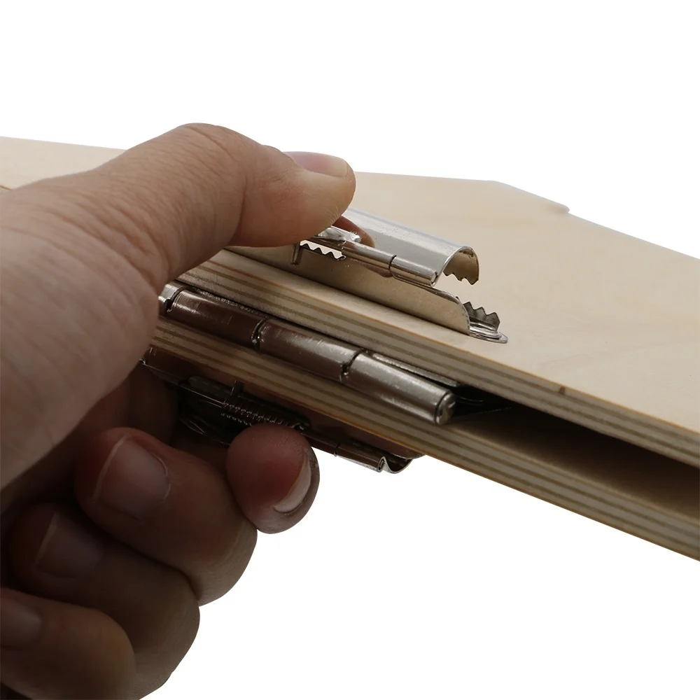 Wooden Menu Stand Paper Price Tag Display Table Top List Order Sign Clip Label Holder Wood Board Double Sided Photo Clip Rack