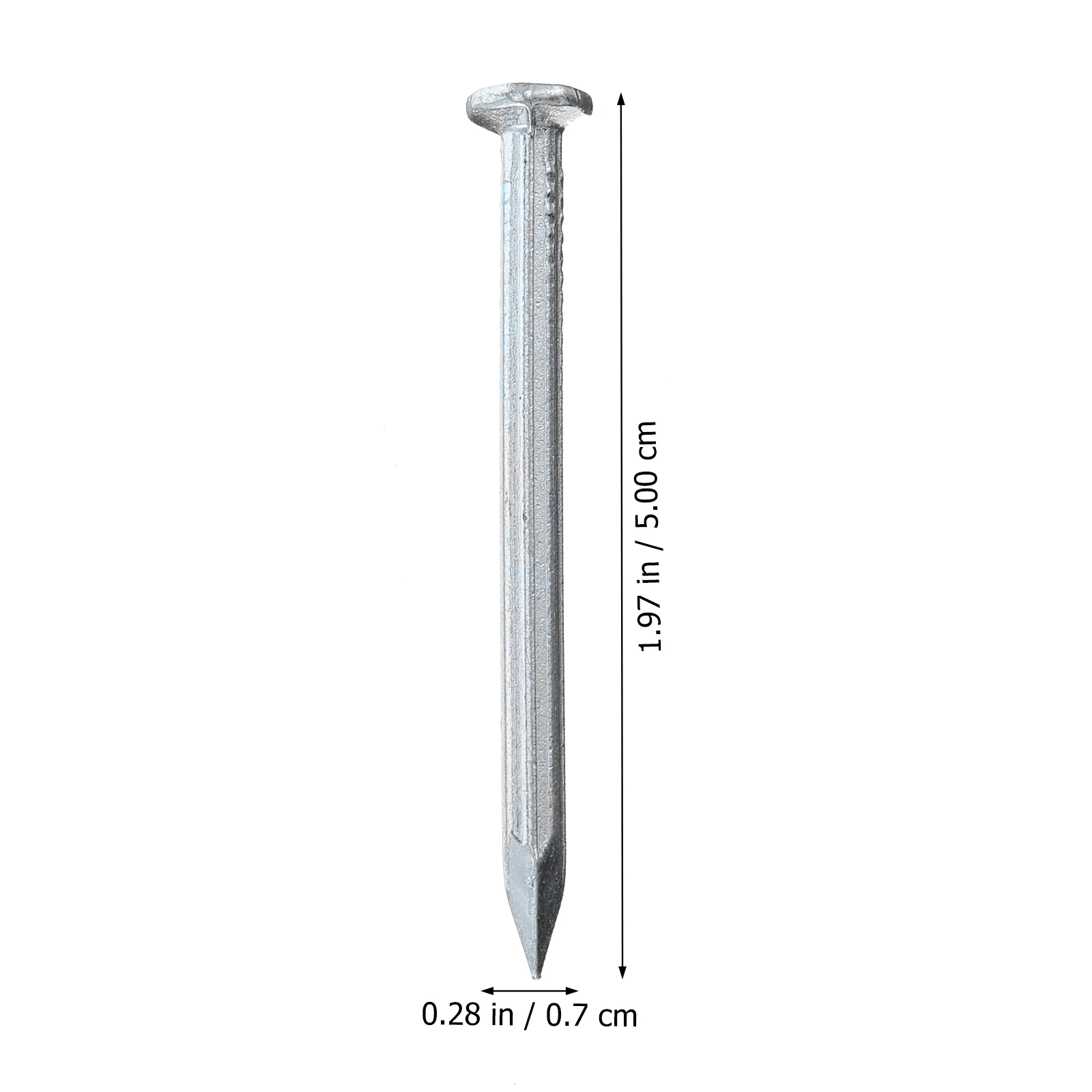 

515pcs Galvanized Cement Nails Steel Wall Nails For Hanging Picture Frames Woodworking Diy Repair Hardened Flat Head Fasteners