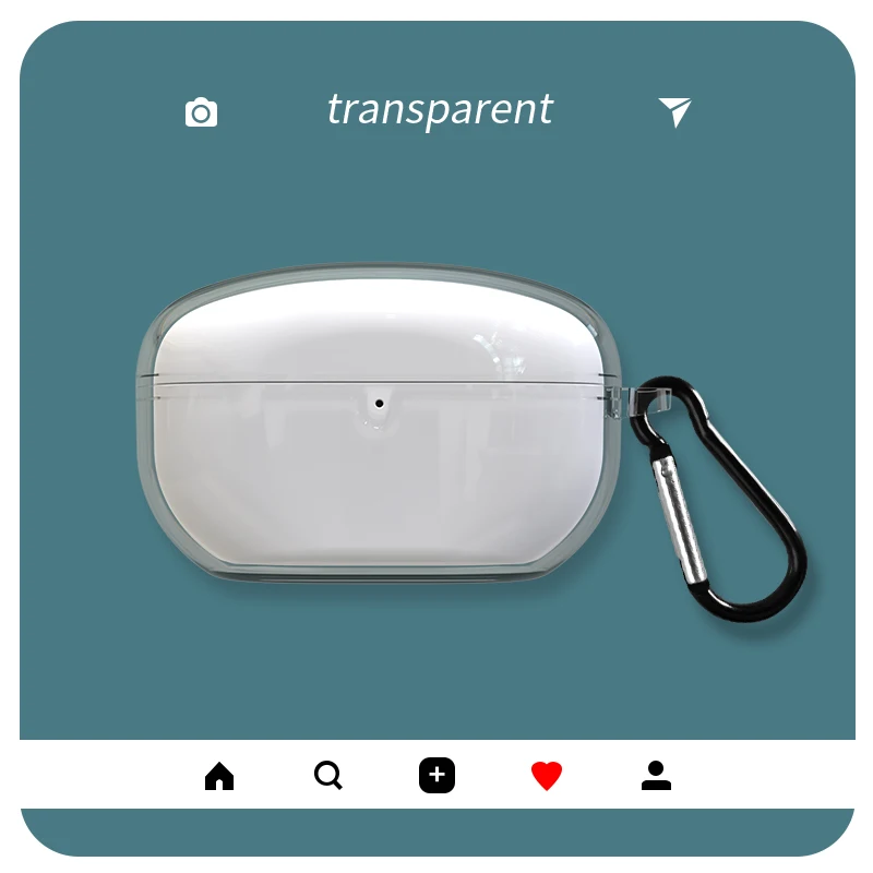 أغطية سماعات أذن من البولي يوريثان مع سلسلة مفاتيح ، حافظة مقاومة للصدمات ، جلود شفافة ، تناسب WF-1000XM5